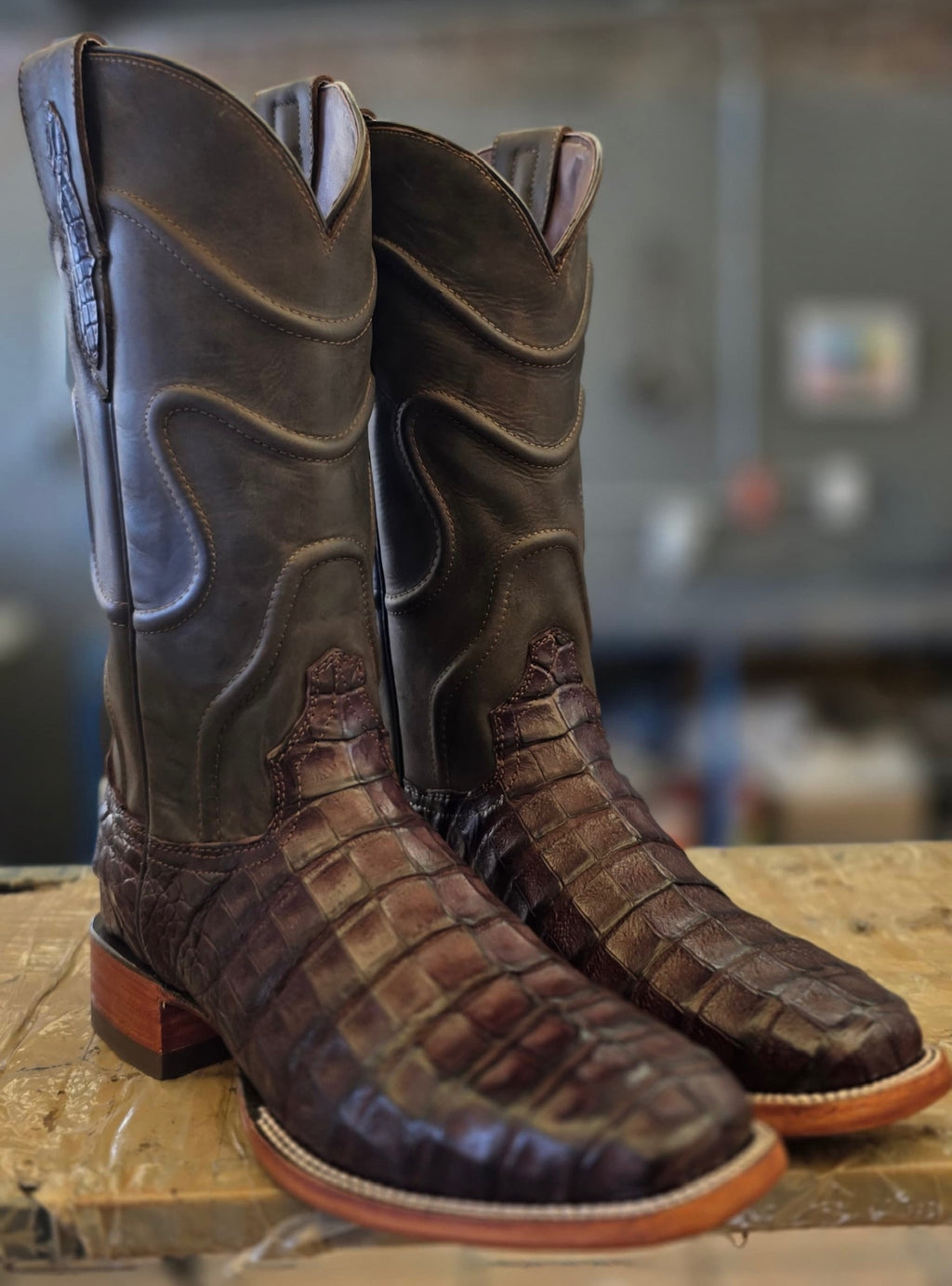 Genuine Handcrafted Caiman Boots