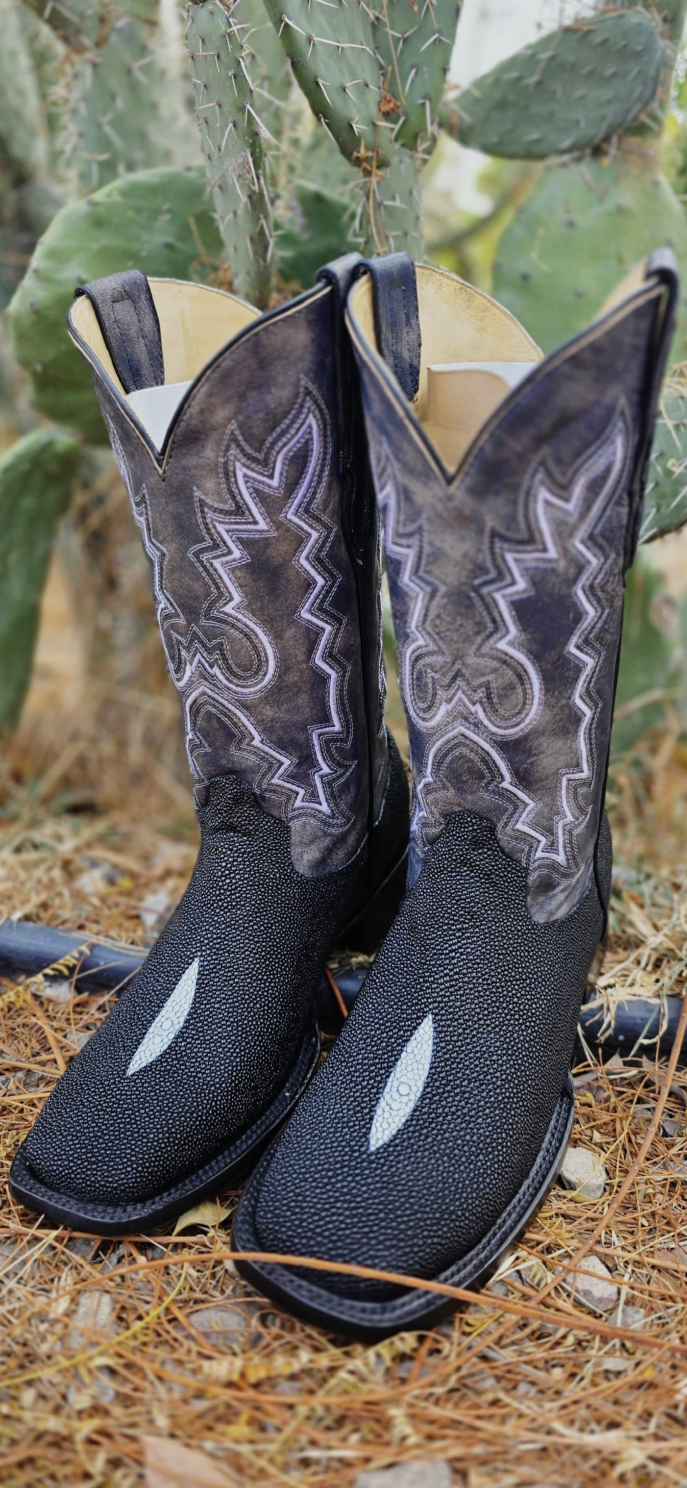 Handcrafted Genuine Stingray Boots