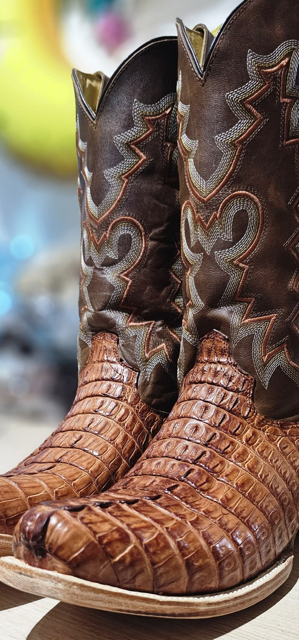 Genuine Handcrafted Caiman Boots