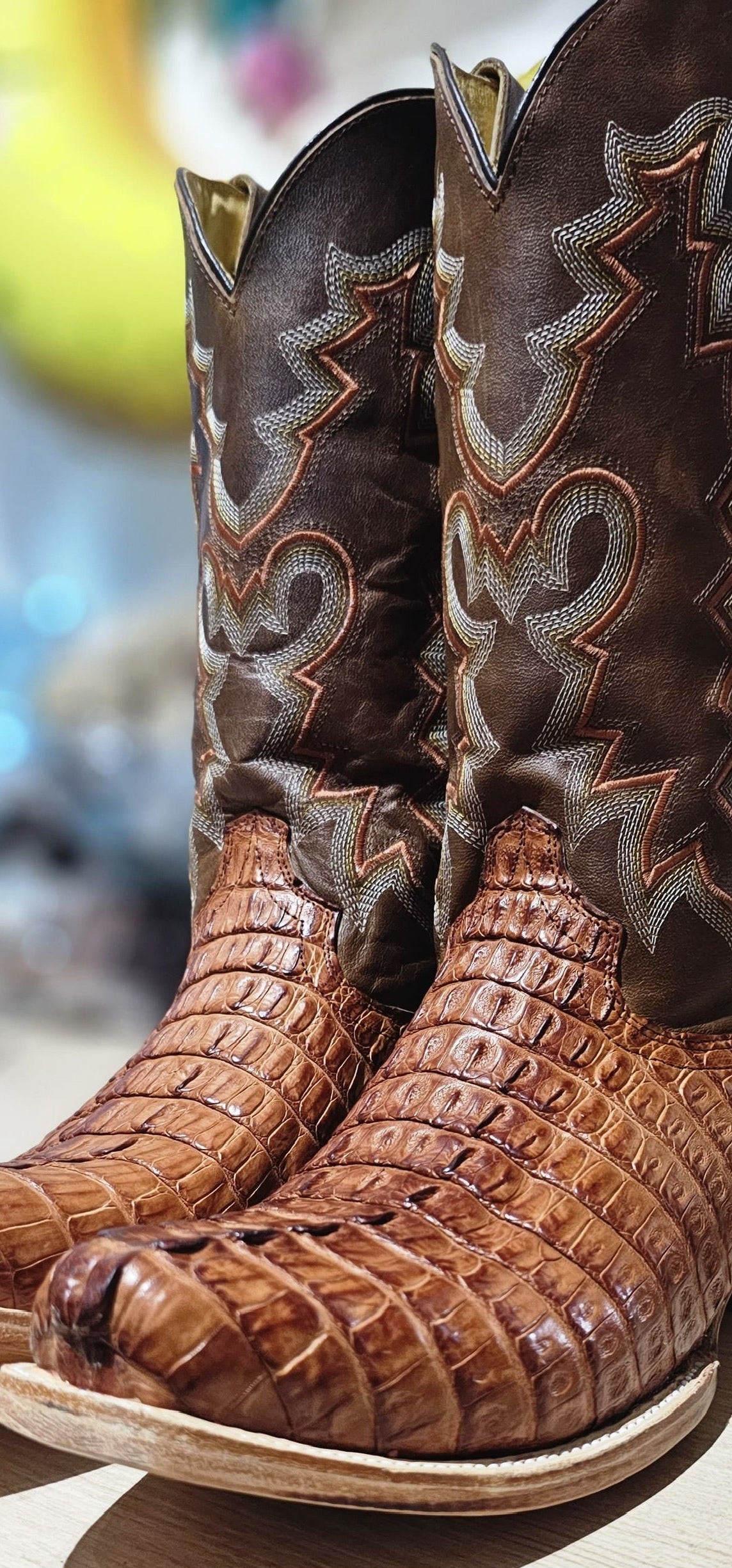 Genuine Handcrafted Caiman Boots