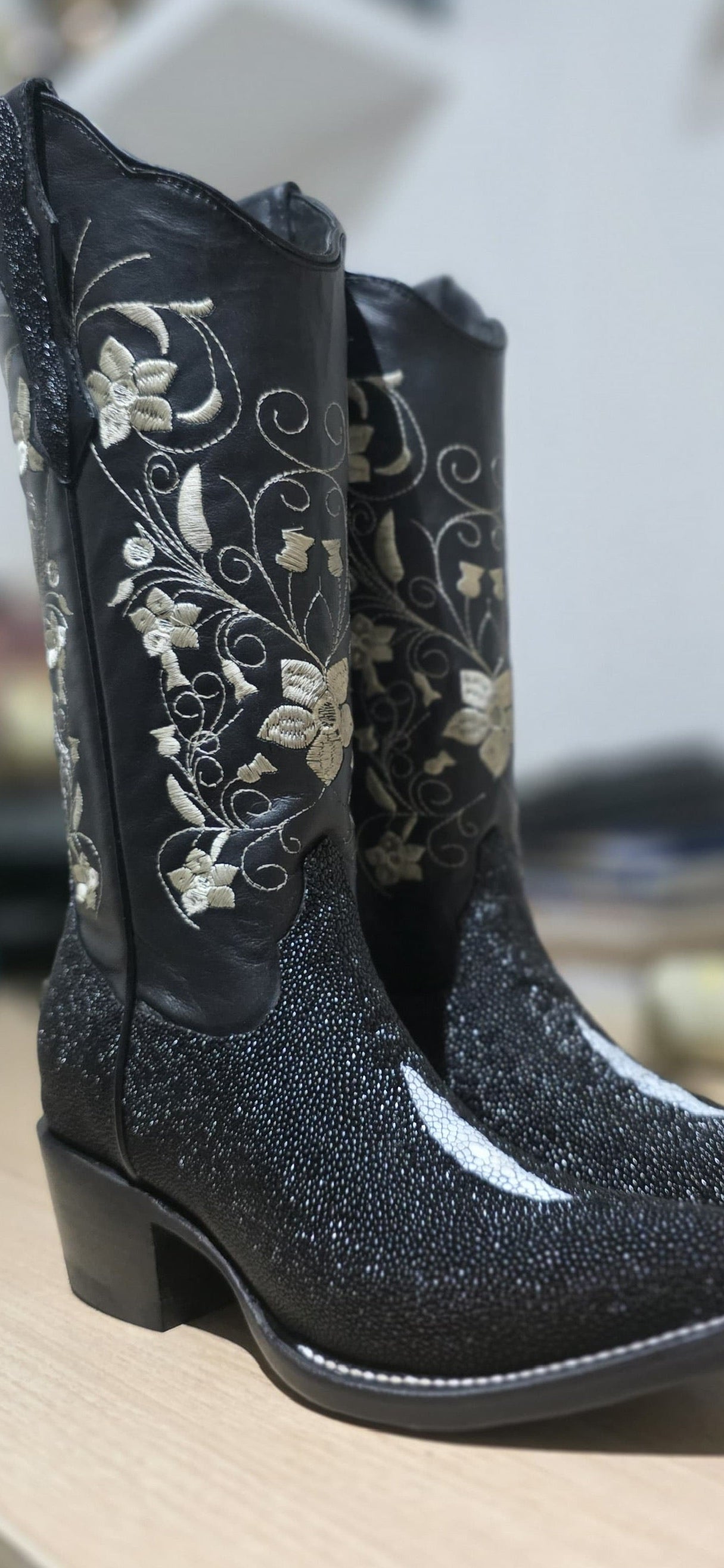 Handcrafted Genuine Stingray Boots