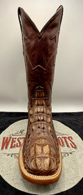 Genuine Handcrafted Hornback Alligator Boots