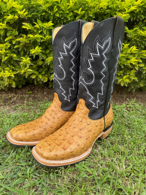 Handcrafted Genuine Ostrich Boots