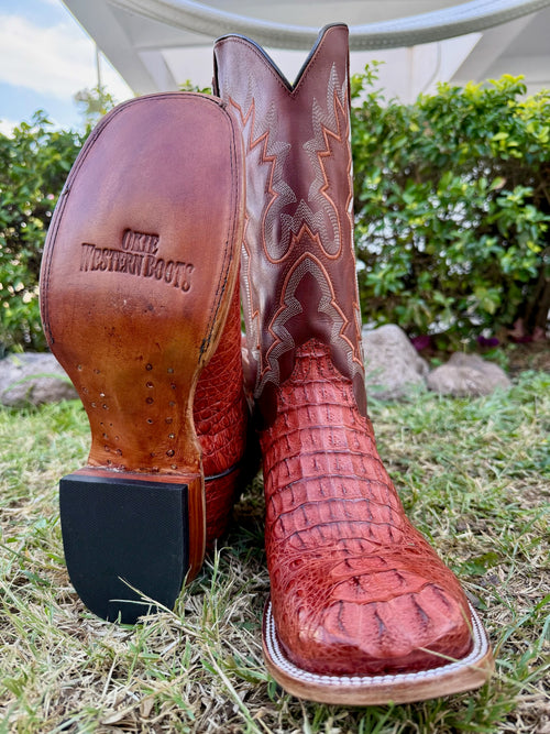 Genuine Handcrafted Caiman Boots