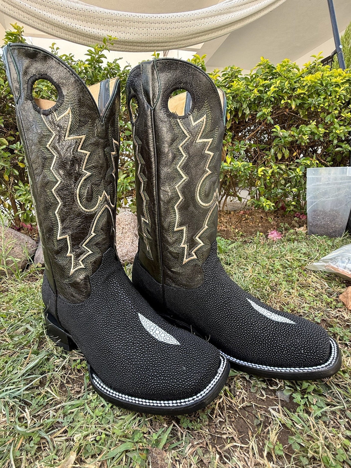 Handcrafted Genuine Stingray Boots
