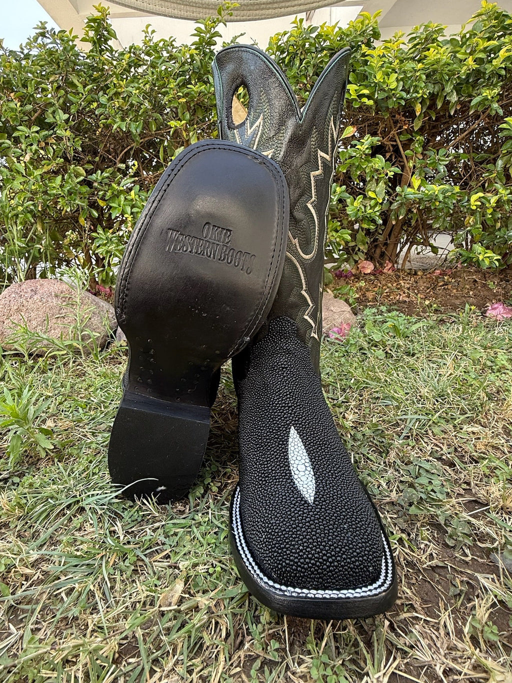 Handcrafted Genuine Stingray Boots