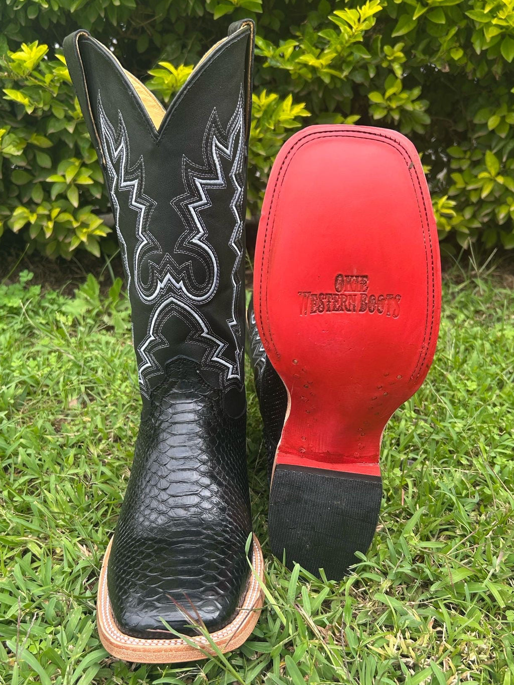 Genuine Handcrafted Python Boots