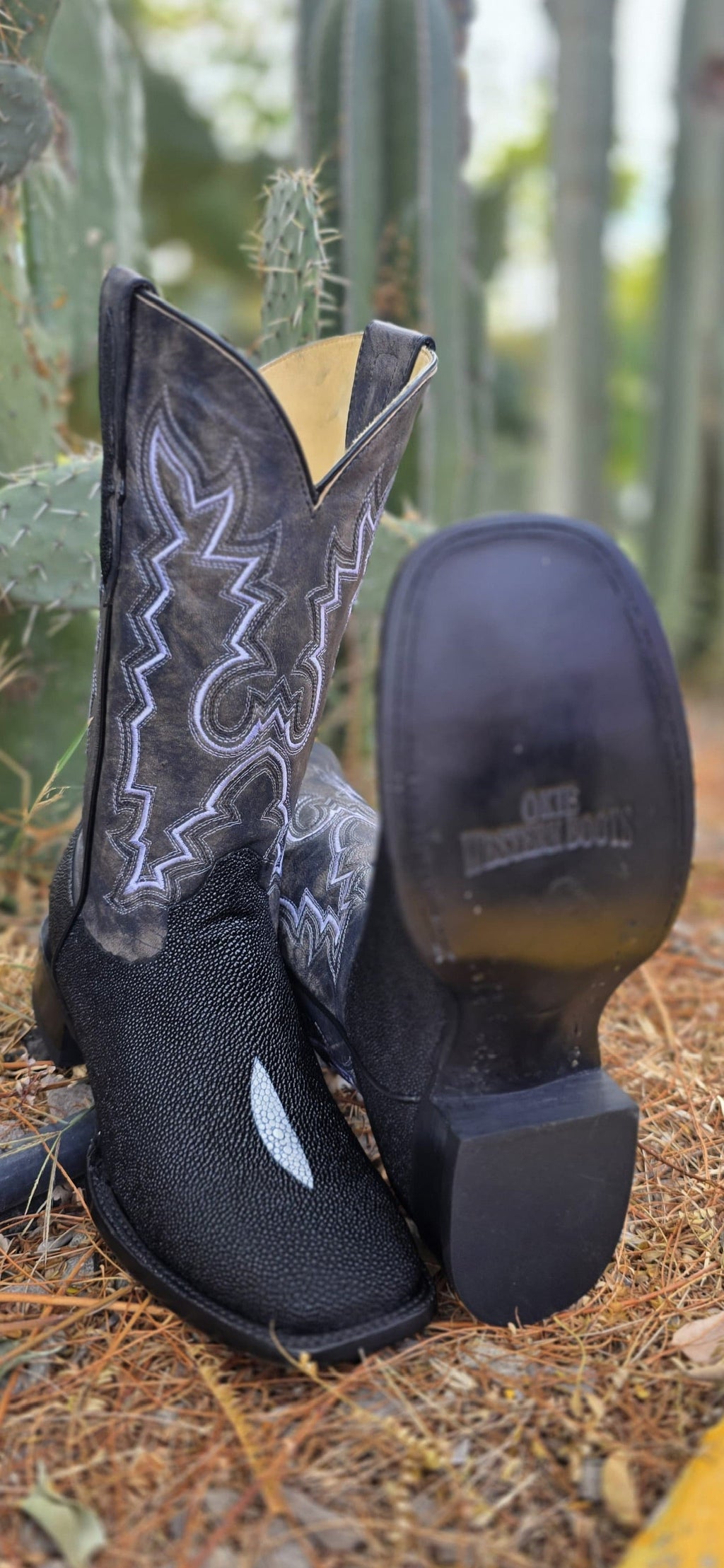Handcrafted Genuine Stingray Boots