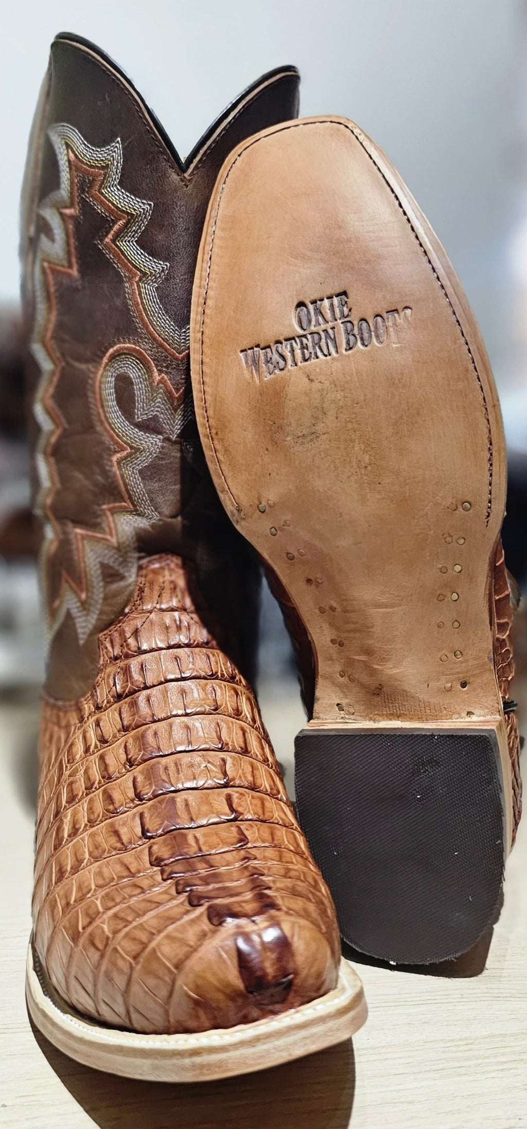 Genuine Handcrafted Caiman Boots
